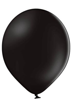 Latex Balloons B105 Black, Pastel Black, 30cm, 100 Pieces