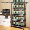 5-Tier Slim Carbon Steel Kitchen Storage Rack