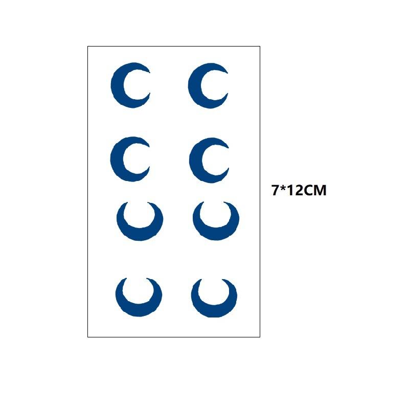 

Маленький узор бабочка морская волна хвост рыбы другая сторона цветок маленький свежий сок травяной имитация грудь вода переводная татуировка наклейка 7*12cm