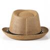 Hat Women'S Summer British Top Hat Breathable Sun Hat Rivet Jazz Hat Men'S Trend Straw Top Hat