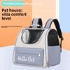 Windproof Cat Carrier Bags Collapsible Large Capacity Pet Backpack Breathable Lightweight Cat Carrying Bag Cats Traveling