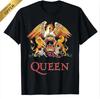 Queen Band Concert T-shirt - New - Queen 1975 Tour and Queen Crest - Unisex T-Shirt