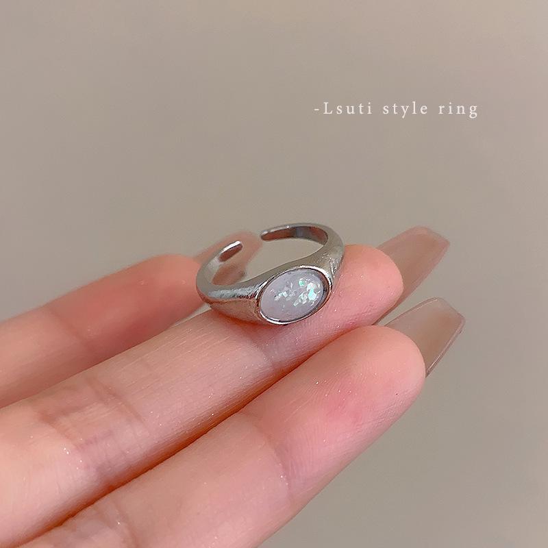 Korean-Style Niche Design Women's Adjustable Index Finger Ring: Chic, Versatile, and High-End for a Cold, Distinctive Look