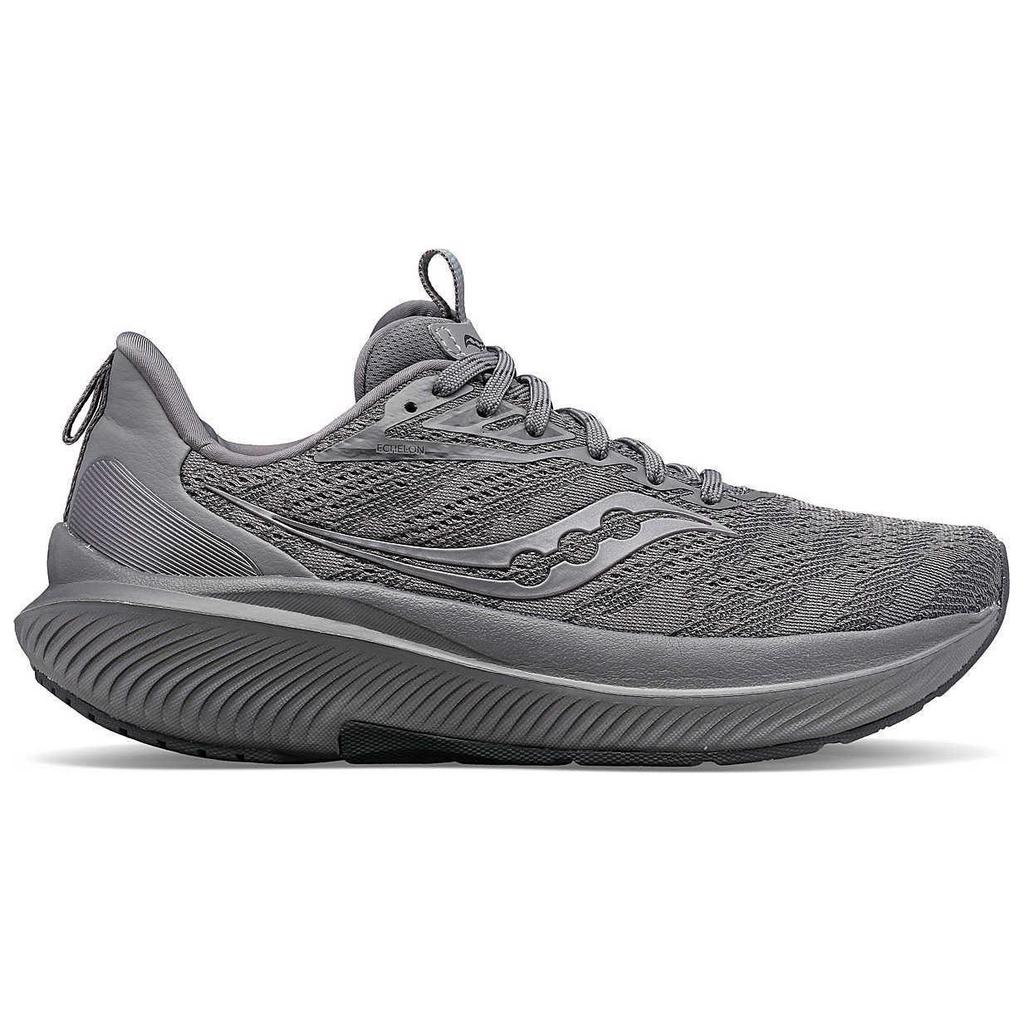 SAUCONY Echelon 9 Ammortizzazione Confortevole Ammortizzazione Traspirante Traspirante Basse Scarpe da Corsa Uomo Grigio S20766-101
