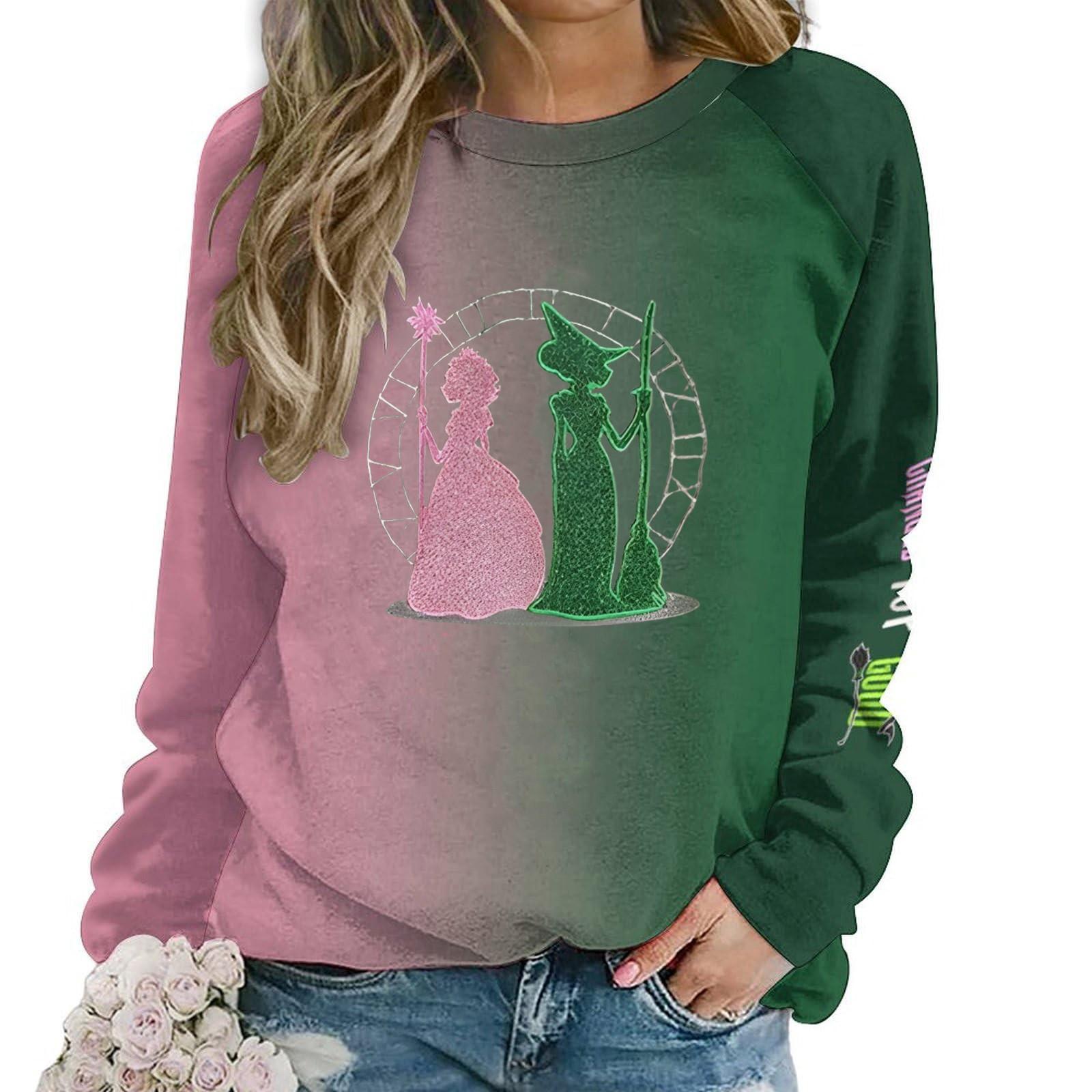 

Женская модная повседневная свободная толстовка с круглым вырезом и длинным рукавом, однотонная M