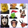 Unerhört lustige Einzelhundmaske für Cosplay Latex Lustige Kopfbedeckung Einzigartige Designs Großartig für Halloween-Partys Charaktere)