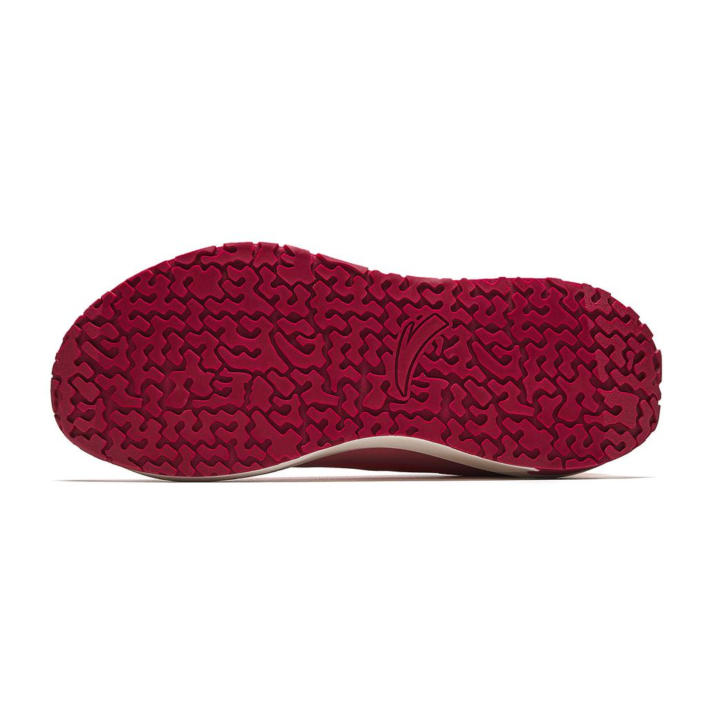 Anta Wind And Rain Rubber Sole Wear-Resistant Lightweight Low-Top Casual City Commuting Running Shoes Men sneaker Gray Orange 912615556-4