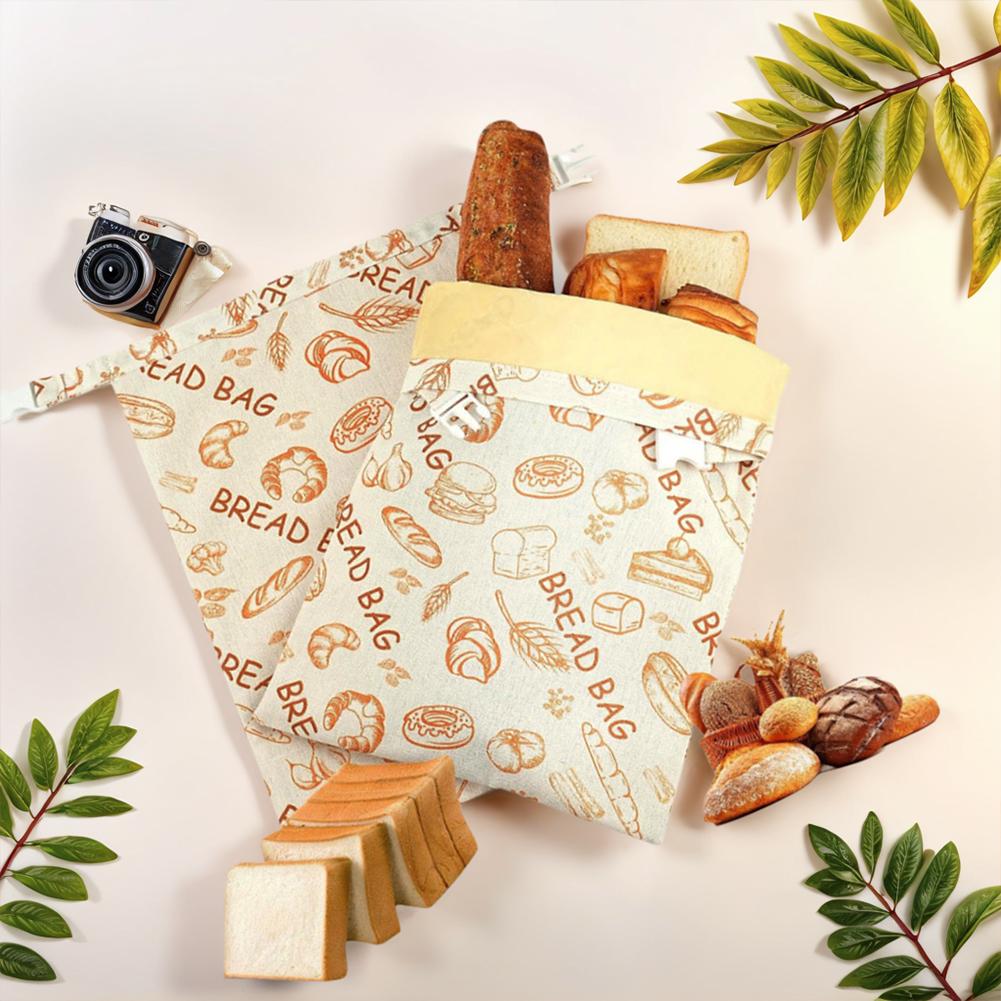Reusable 1pc Cotton Bread Bags Keep Your Loaf Fresh for Days Sourdough Bread Bags for Homemade Sourdough Bread