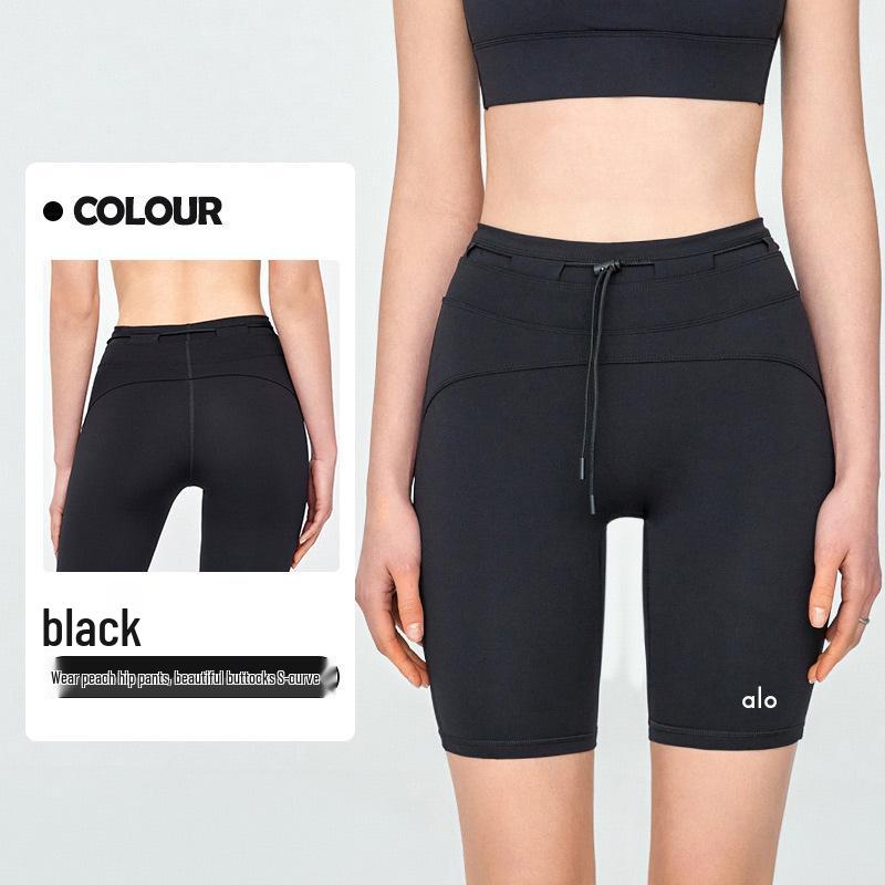Pantaloni Yoga Elastici a 5 Punti Nord America: Leggings da Ciclismo Fitness Aderenti, Che Segnano il Punto Vita, Modellanti, Sollevanti Glutei.