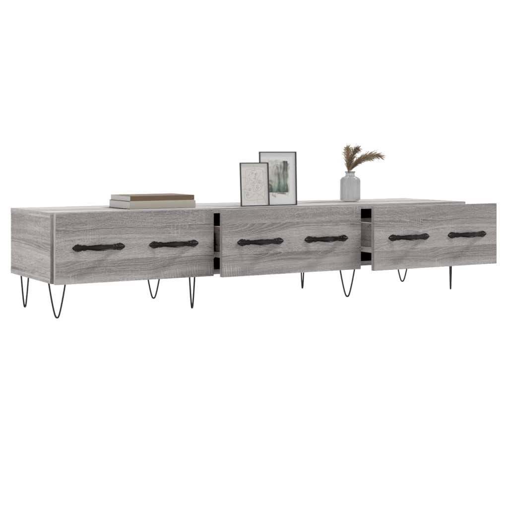 vidaXL TV-Schrank Grau Sonoma 150x36x30 cm Holzwerkstoff