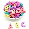 100Pcs Colorful 15mm Wooden Letters Alphabet Wood Slice Wall Decorative DIY Crafts Scrapbooking for Kids Home Accessories letter