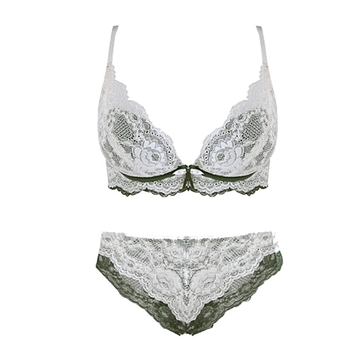 

корректирующий бюстгальтер и шорты подчеркивают красивый верх и низ, милый и зеленый L [karim] Комплект с высокой проймой, грудь, грудь, бюстгальтер без косточек, женское нижнее белье, зелёный