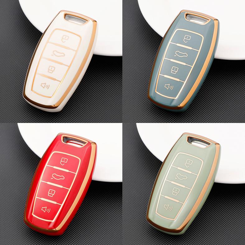 TPU Soft Car Key Cover for Great Wall Haval H8 Car Key case Pouch Accessory Key Bag