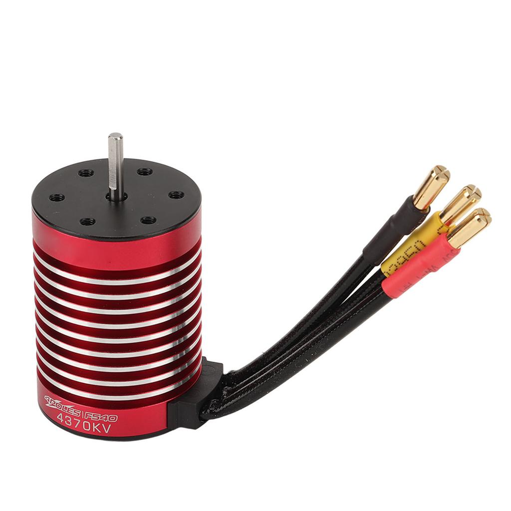 RC Car Brushless Motor F540 4370KV 4 Poles Sensorless Brushless Motor with Temperature Control Port