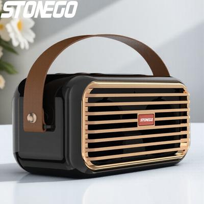 Portable Wireless Bluetooth Speaker with Stereo Sound Extended Bass and Treble TWS Bluetooth 5.0 Support TF Card USB AUX Input