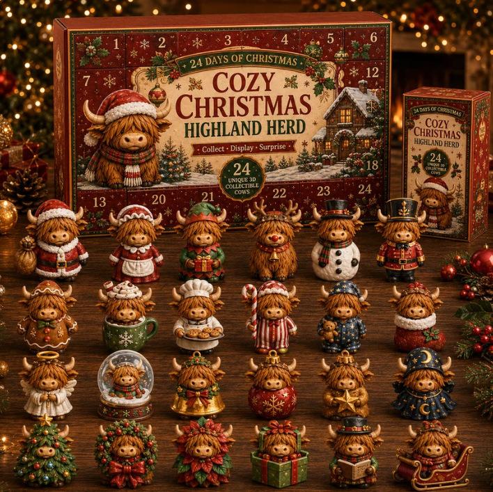 Weihnachts-Adventskalender 2026 – Feiertags-Blindbox-Kalender im Tier-Thema