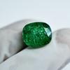 Natural Green Emerald Loose Gemstone A Grade Cushion Cut 12.90 ct Lab Verified for Jewelry Designs