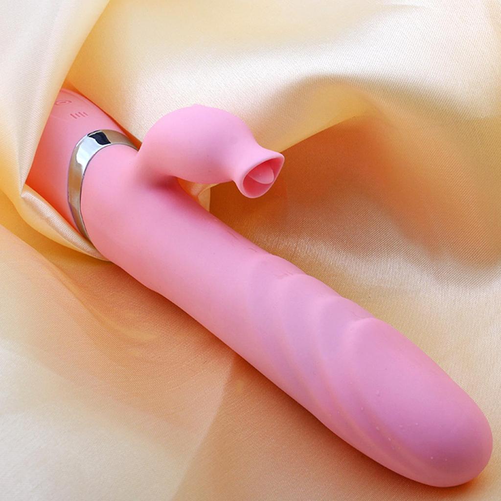 Vibrator Adult Sex Toy Female Vagina Clitoris Nipple G-Spot Stimulator 2 In 1 Dildo Goods for Women Masturbation Massager for 18+