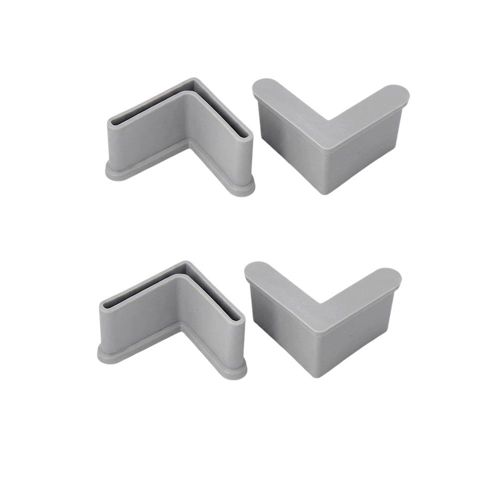4/8/12PCS Angle Steel End Caps Corner Protector Caps Right Angle Blanking End Caps Storage Shelves