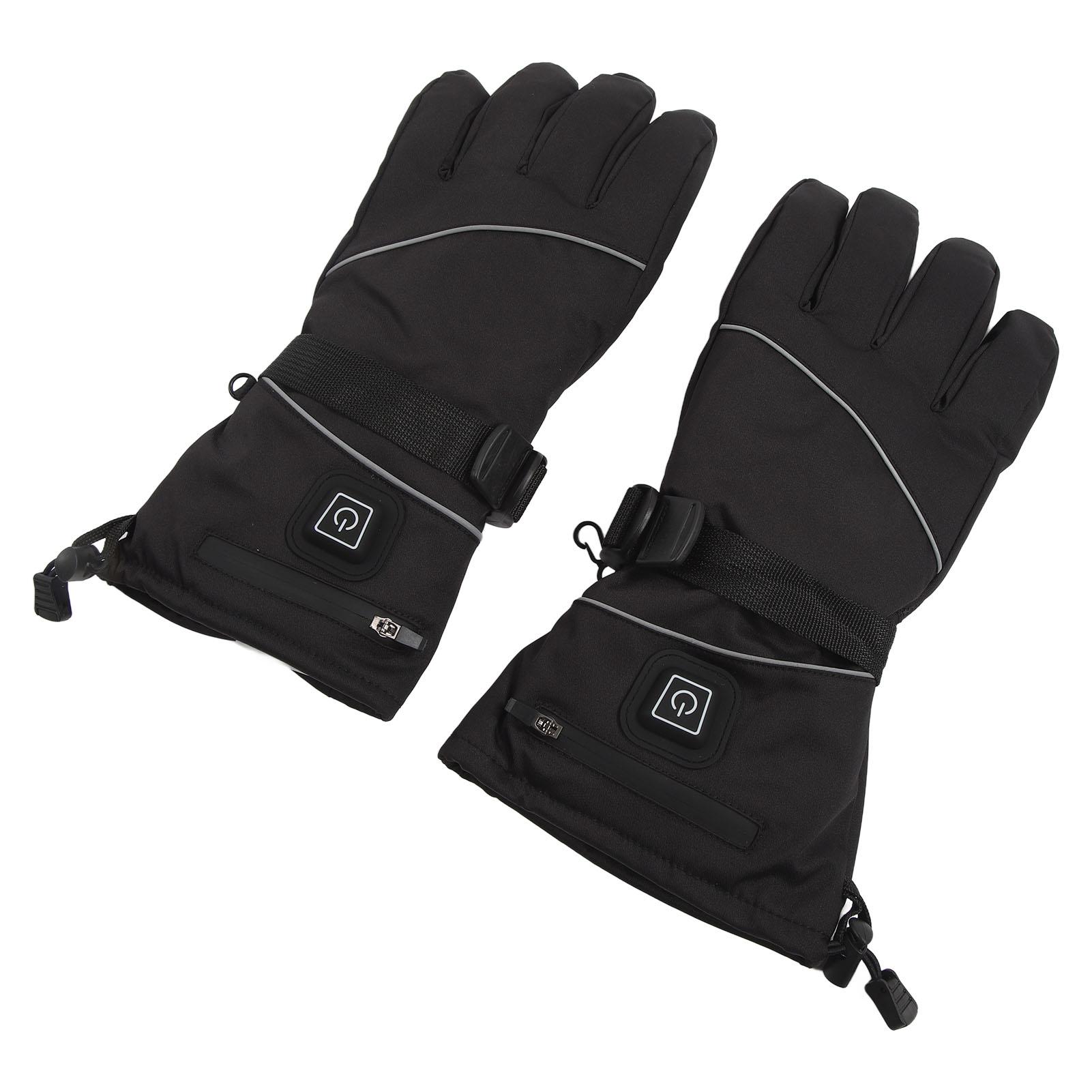 

Перчатки с подогревом от USB, 3 температурных режима, водонепроницаемые, ветрозащитные, сохраняющие тепло, электрические нагревательные варежки