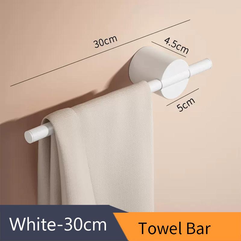Black Towel Holder Aluminium Alloy Bathroom Towel Hanger Waterproof Towel Bar SS Gold Rack Shelf Accessories 811783