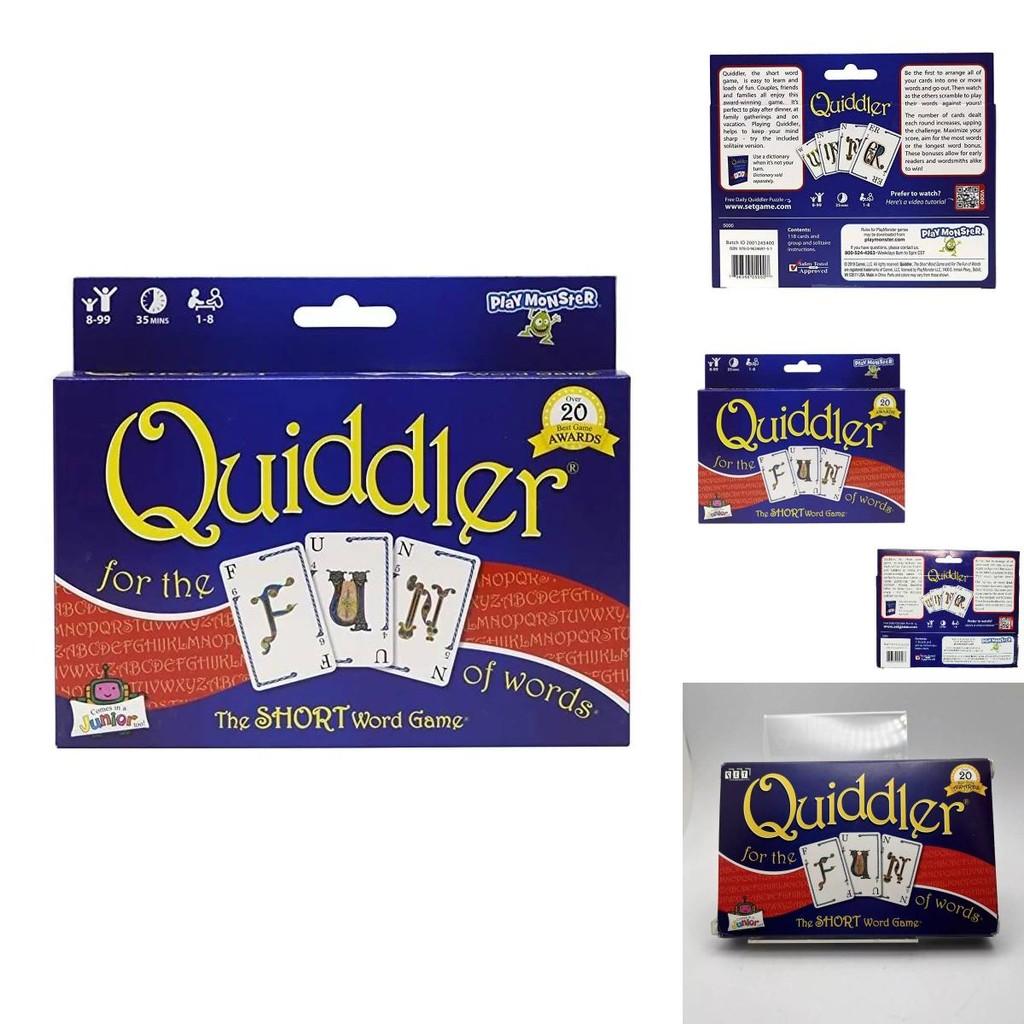 Coinvolgente Gioco di Carte Quiddler Per Famiglia e Amici con Design a Cinque Corone Ideale per Strategia e Divertenti Riunioni