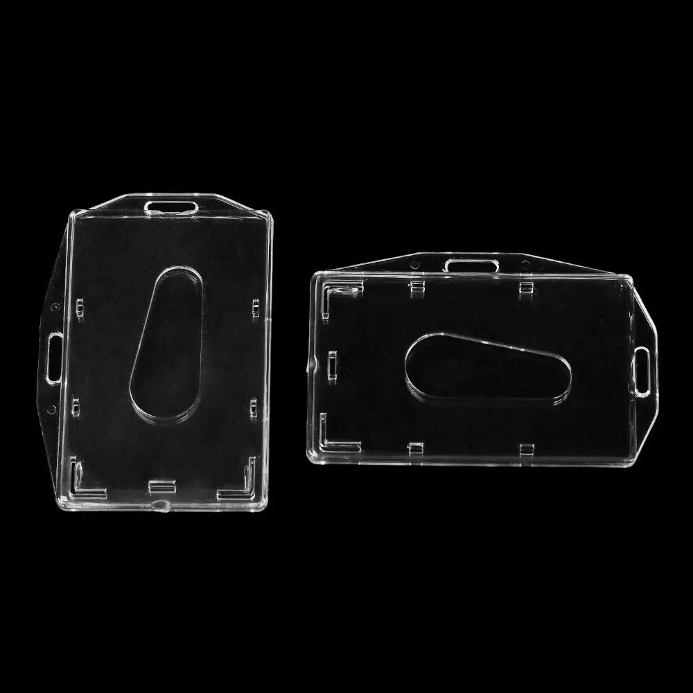 Transparent Work Card Holder Card Photo Card Package Plastic Protector Cover Student