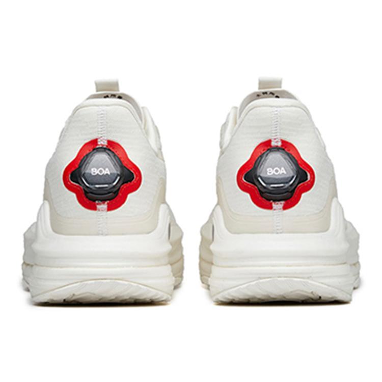 New Anta Cushioning Anti Slip And Wear Resistant Low Top Running Shoes Men's White 112215501A-1