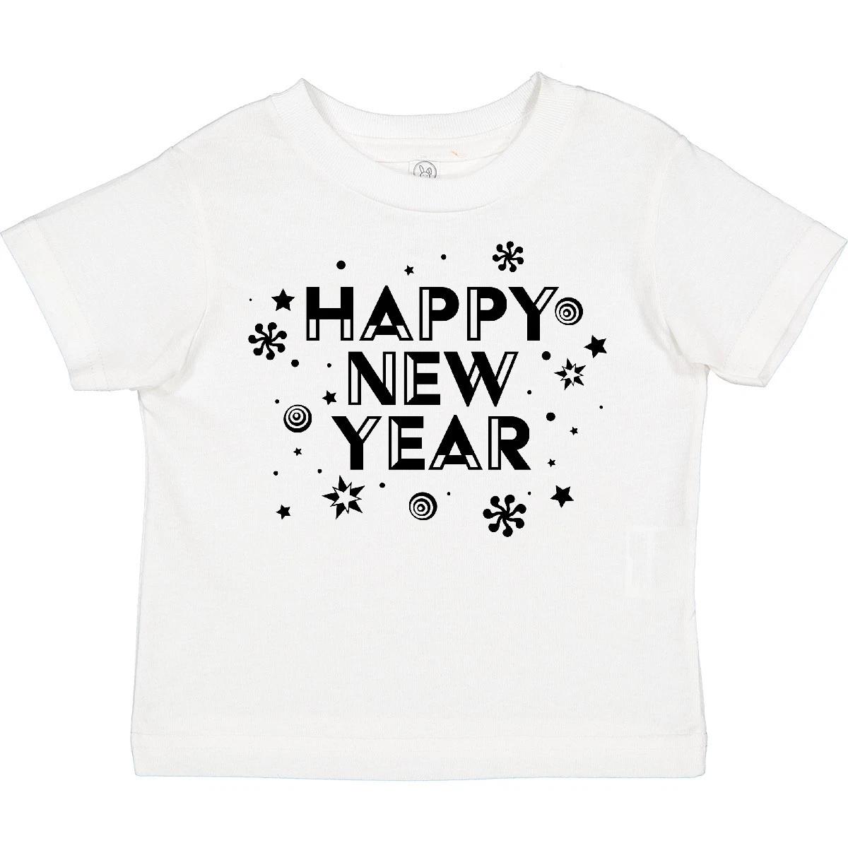 Inktastic Happy New Year Toddler T-Shirt Years Celebrate 2017 Party Green Future 120