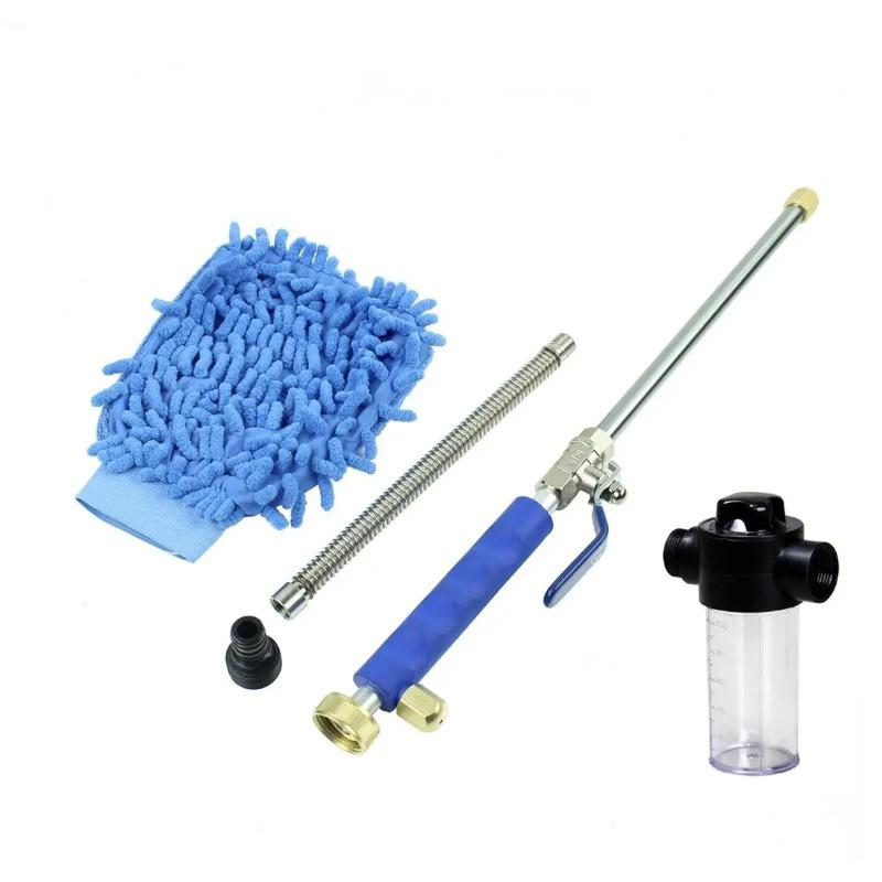 

1set 46.5cm High Pressure Washing Car Water Gun Garden Jet Cleaning Tool Blue