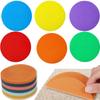 10 PZ Tappeto Magico per Aula Segnaposto Punti sul Pavimento Adesivi Rotondi Multicolore Per Materiale Didattico Scuola Materna Decorazione