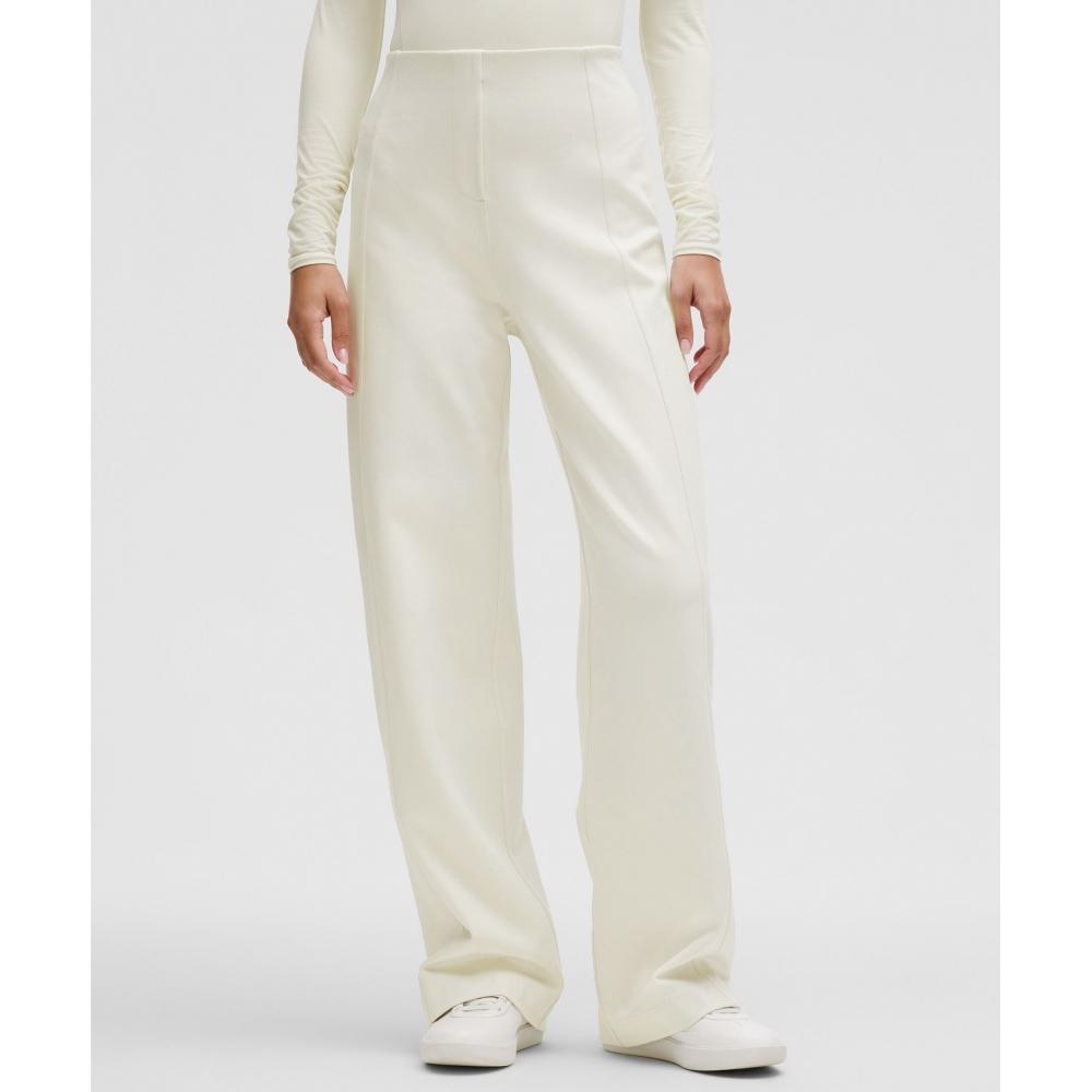 

LululemOn Stretch Knit Straight Leg Pull On Pant bOne XXXS