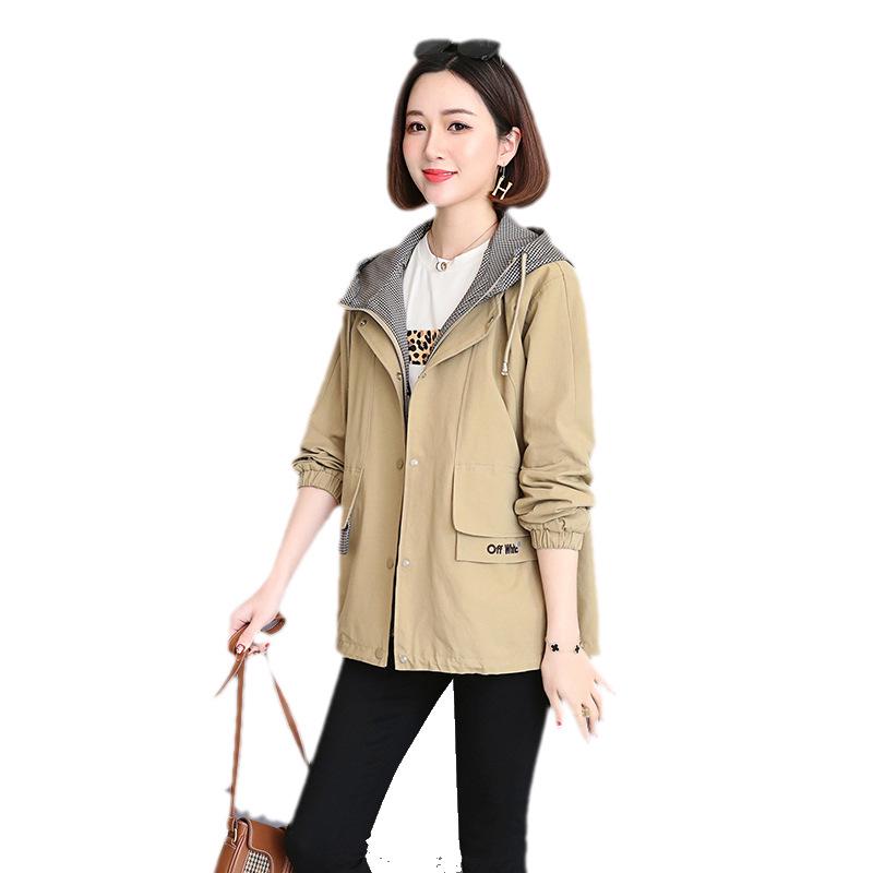 Large Size Women's Casual Windbreaker - Thick Jacket for Spring, Autumn, and Winter, 2024 New Trend
