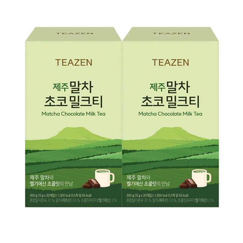 Teazen Matcha Czekoladowa Herbata Mleczna w Proszku 15g (5 opcji)