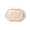 Tory Burch TB Fleming gesteppter Quastenanhänger geflochtene Kette Ledereimer Tasche Damen Umhängetasche Weiß 74853-122