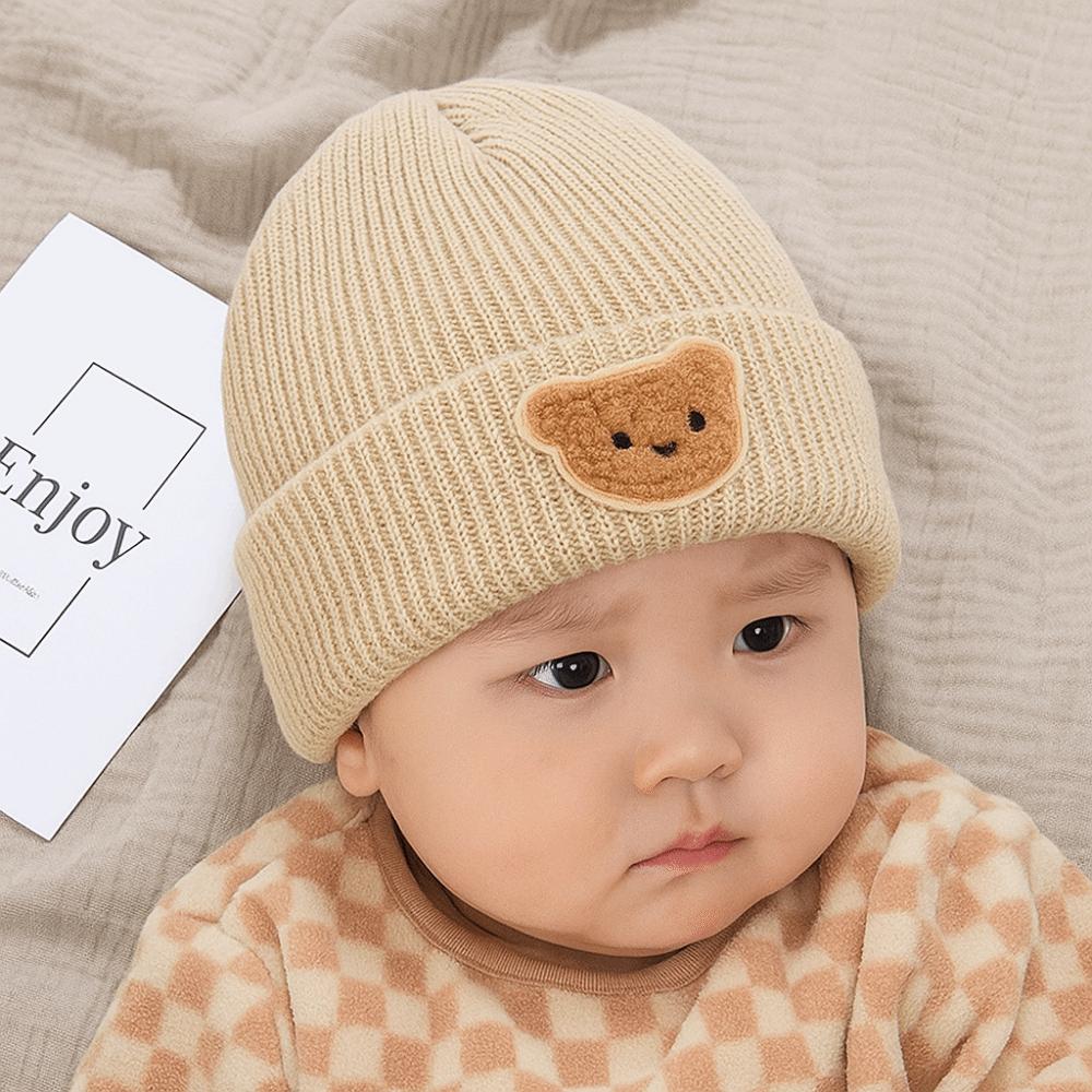 Cute Cartoon Beanie Cap Warm Pullover Cap Fashion Knitted Hat  Baby