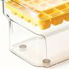 34 Grids Ice Cubes Mold Press Ice Tray Bucket Multifunctional Ice Maker With One-touch To Release Portable Ice Box Ice Tray