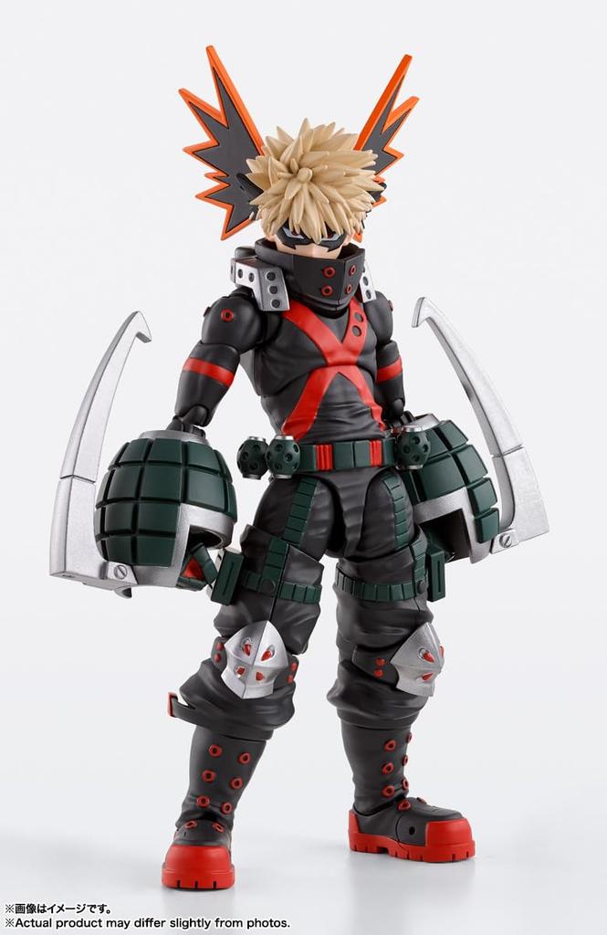 TAMASHII NATIONS S.H.Figuarts My Hero Academia Bakugo Katsuki, ca. 145mm, PVC & ABS bemalte Actionfigur