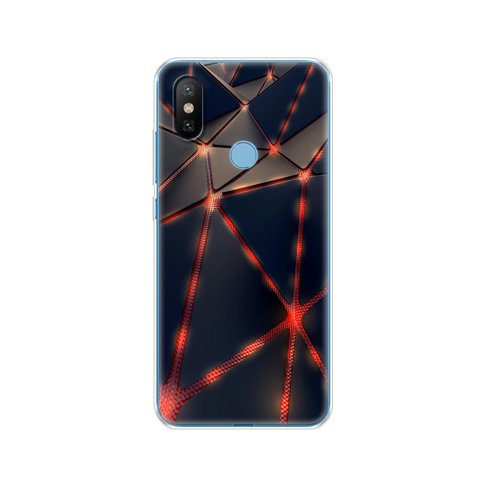 Xiaomi mix 2s için silikon kılıf xiaomi mi mix 2s için yumuşak kılıf kapak mix 2 s arka kapak koruyucu baskı coque