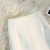 Kaki Hoge Taille A-lijn Midi Rok - Dames Lente/Herfst 2025 Collectie