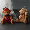 3D Bear Candle Mold Aromatherapy Candle Molds Epoxy Resin Wax Mould Handcrafted Gypsum Ornaments for Craft Enthusiasts