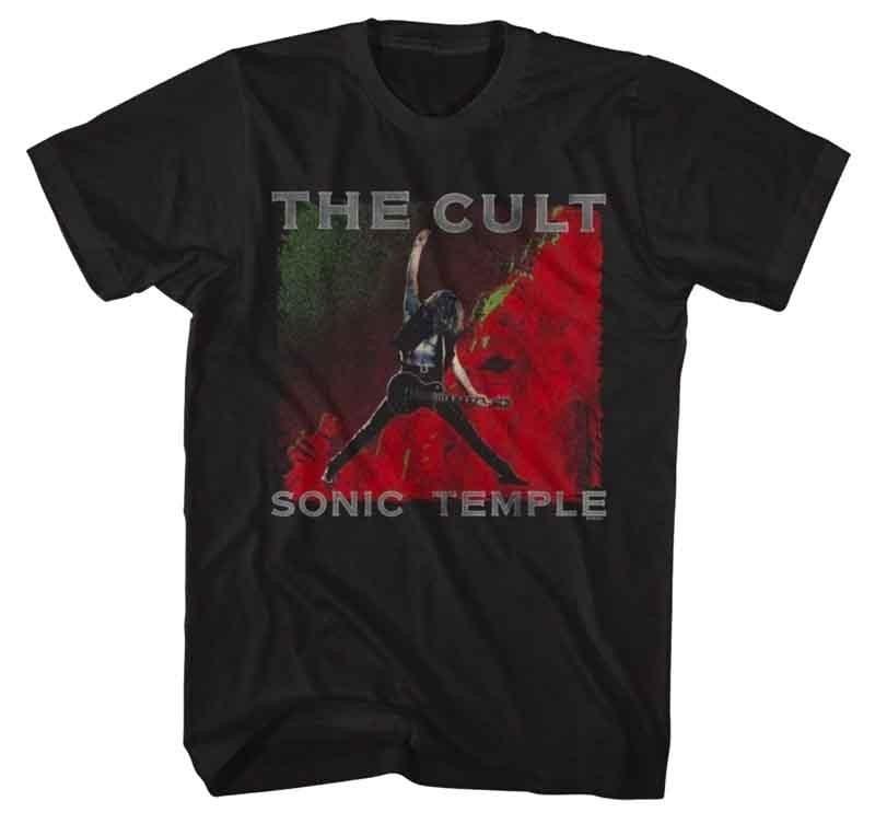 

New Authentic The Cult Sonic Temple Album Heavy Metal Band TShirt SML2XL Unisex T-Shirt M