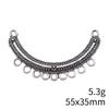Gifts For Women Jewelry Findings & Components Curved Necklace Connector Accessories Parts Women's Bags Accessories