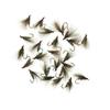 10PCS #16 CDC Emerger Dry Flies UV Reactive Floating Barbed Hook Trout Grayling Artificial Fishing Lures