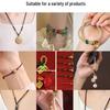 Hand-Woven Coil Bracelet Buckle Head with Pendant