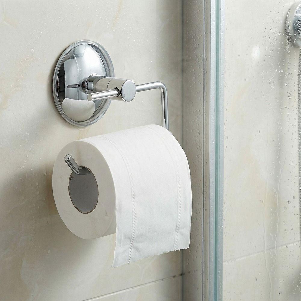 Silver Toilet Paper Holder Stainless Steel Wall Mount Bathroom Roll Paper Holder  Hotel