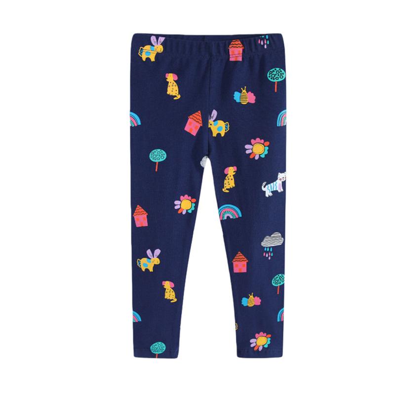 Jumping Meters New Arrival Mouse Applique Baby Leggings Pants Stripe Skinny Trousers Kids Pencil Pants