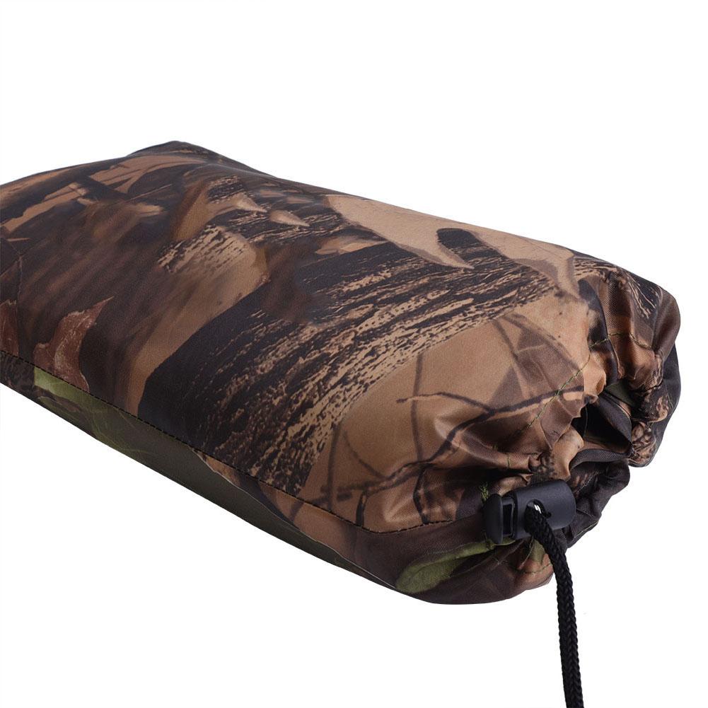 Vodotěsná armádní maskovací plachta stanová plachta plachta baldachýn markýza ochrana proti dešti (2 x 2 m)