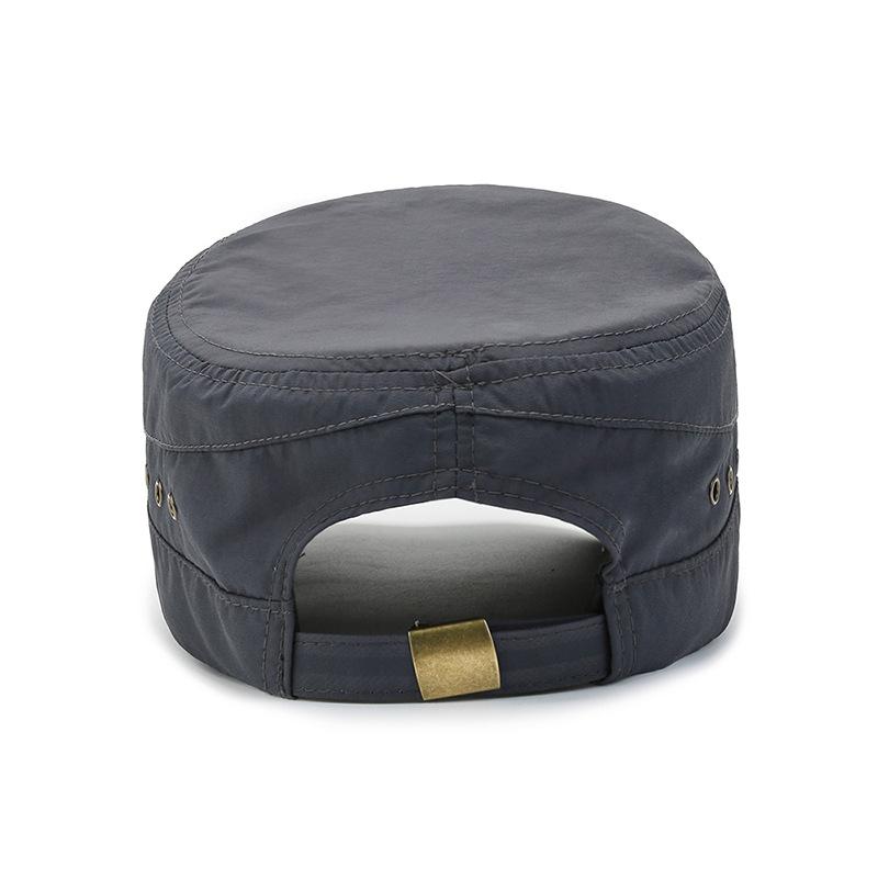 Summer men's flat top hat outdoor quick-drying hat sun hat thin breathable cap men's travel cool hat