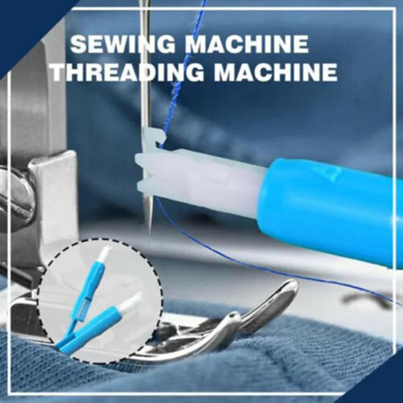 3pc-Automatic Needle Threader DIY Tool Home Hand Quick Sewing Machine Device Needle Inserter Threader Stitch Insertion Tool
